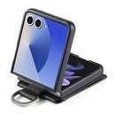Samsung Galaxy Z Flip 8 Card Holder Kickstand Case with Finger Ring