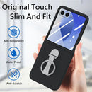 Samsung Galaxy Z Flip 8 Skin-Feel Ring Kickstand Case