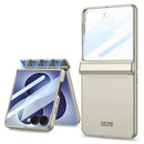 Samsung Galaxy Z Flip8 Magnetic Hinge Case with Screen Film - Titanium Grey