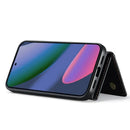 Google Pixel 11 Pro XL Detachable Wallet Case — Magnetic Leather Folio with Kickstand (Black)