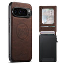 Google Pixel 11 Pro XL Card Holder Kickstand Case Brown