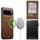 Google Pixel 11 Magnetic Card Holder Case Brown
