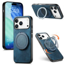 iPhone 18 Pro Max Leather Kickstand Case detail