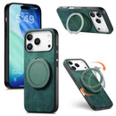iPhone 18 Pro Max Leather Kickstand Case detail