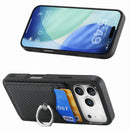 iPhone 18 Pro Leather Ring Case Apricot