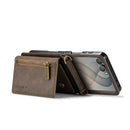 Samsung Galaxy Z Flip8 RFID-Blocking Leather Wallet Case