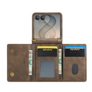 Samsung Galaxy Z Flip8 RFID-Blocking Leather Wallet Case