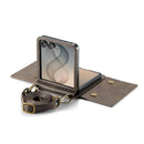 Samsung Galaxy Z Flip8 RFID-Blocking Leather Wallet Case