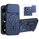iPhone 18 Pro Max Camera Cover Kickstand Case Blue