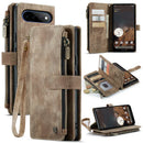Pixel 11 Pro XL Zipper Wallet Case Brown