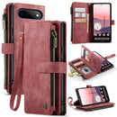 Pixel 11 Pro XL Zipper Wallet Case Red
