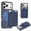 iPhone 18 Pro Max Leather Card Holder Case Sapphire