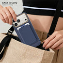 iPhone 18 Pro Max Leather Card Holder Case Black