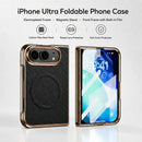 iPhone Ultra Fold Leather Case with MagSafe Support for the Foldable iPhone - back view