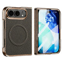 iPhone Ultra Fold Leather in Black / Grey