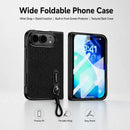 iPhone Ultra Fold Leather Case with Kickstand for the Foldable iPhone - back view