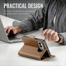 iPhone Ultra Fold Leather Case with Kickstand for iPhone Fold - back view