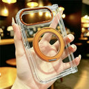 iPhone Ultra Fold Clear Case with Kickstand for the iPhone Fold - front view