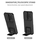 Galaxy S22 case telescopic stand with two angle adjustment, 75 and 87 degree positions