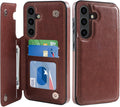 Galaxy S25 Card Slots Kickstand Protective Phone Case