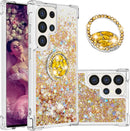 Samsung Galaxy S25 Plus Flowing Liquid Glitter Sparkly Bling Case