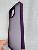 iPhone 16 Pro Case Matte Military Grade Drop Protection Frosted Translucent Black