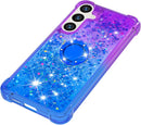 Samsung Galaxy S25 Plus Glitter Kickstand Gradient Quicksand Cover