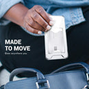 iPhone 16 Case, Minimalist Wallet Case Card Holder Protective Cover - Clear