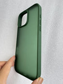 iPhone 16 Pro Case Matte Military Grade Drop Protection Frosted Translucent Black