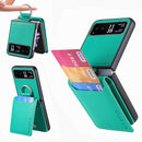 Motorola Razr+ 2023 Case Wallet with Card Holder Luxury PU Leather Protective Phone Case