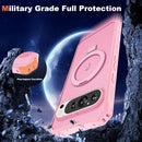 Google Pixel 9 Pro XL Case Build - in Ring Stand Shockproof Anti - Slip Protective Phone Case Black