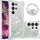 Samsung Galaxy S25 Plus Flowing Liquid Glitter Sparkly Bling Case
