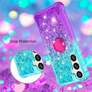 Samsung Galaxy S25 Plus Glitter Kickstand Gradient Quicksand Cover