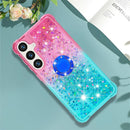 Samsung Galaxy S25 Plus Glitter Kickstand Gradient Quicksand Cover