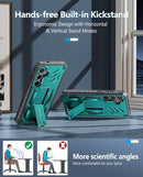 Galaxy S25 Military Grade Drop Proof Kickstand Case