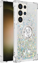 Samsung Galaxy S25 Plus Flowing Liquid Glitter Sparkly Bling Case