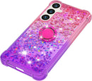 Samsung Galaxy S25 Plus Glitter Kickstand Gradient Quicksand Cover