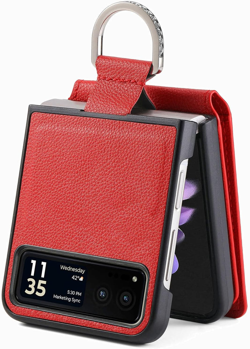 Motorola Razr+ 2023 Case Wallet with Card Holder Luxury PU Leather Protective Phone Case - Gorilla Cases