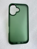 iPhone 16 Pro Case Matte Military Grade Drop Protection Frosted Translucent Black