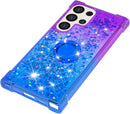 Samsung Galaxy S25 Plus Glitter Kickstand Gradient Quicksand Cover