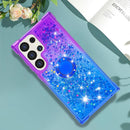 Samsung Galaxy S25 Plus Glitter Kickstand Gradient Quicksand Cover