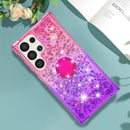 Samsung Galaxy S25 Plus Glitter Kickstand Gradient Quicksand Cover