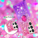 Samsung Galaxy S25 Plus Glitter Kickstand Gradient Quicksand Cover