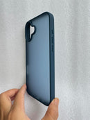 iPhone 16 Pro Case Matte Military Grade Drop Protection Frosted Translucent Black