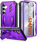 Galaxy S25 Military Grade Drop Proof Kickstand Case