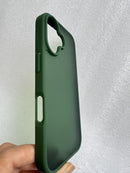 iPhone 16 Pro Case Matte Military Grade Drop Protection Frosted Translucent Black