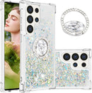 Samsung Galaxy S25 Plus Flowing Liquid Glitter Sparkly Bling Case