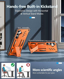 Galaxy S25 Military Grade Drop Proof Kickstand Case