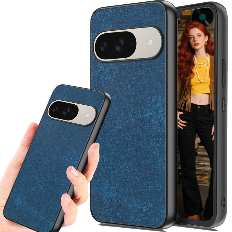 Case for Google Pixel 10 Pro XL, Ultra-Thin Hard PC Protective Cover, Scratch Resistant Anti-Fingerprint Skin Friendly Leather Slim Case for Google Pixel 10 Pro XL TP-Brown