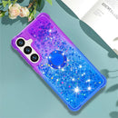 Samsung Galaxy S25 Plus Glitter Kickstand Gradient Quicksand Cover